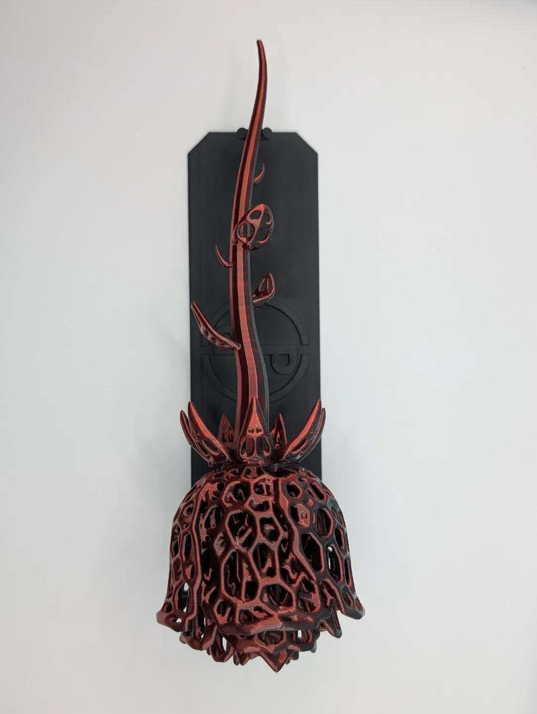 Eternal Rose with Display - 22 Color Options! - 3D Printed (etsy image id: 6628577096)