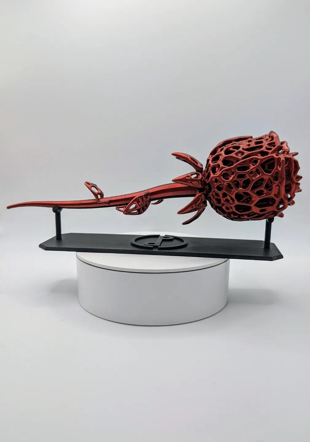 Eternal Rose with Display - 22 Color Options! - 3D Printed (etsy image id: 6628577100)