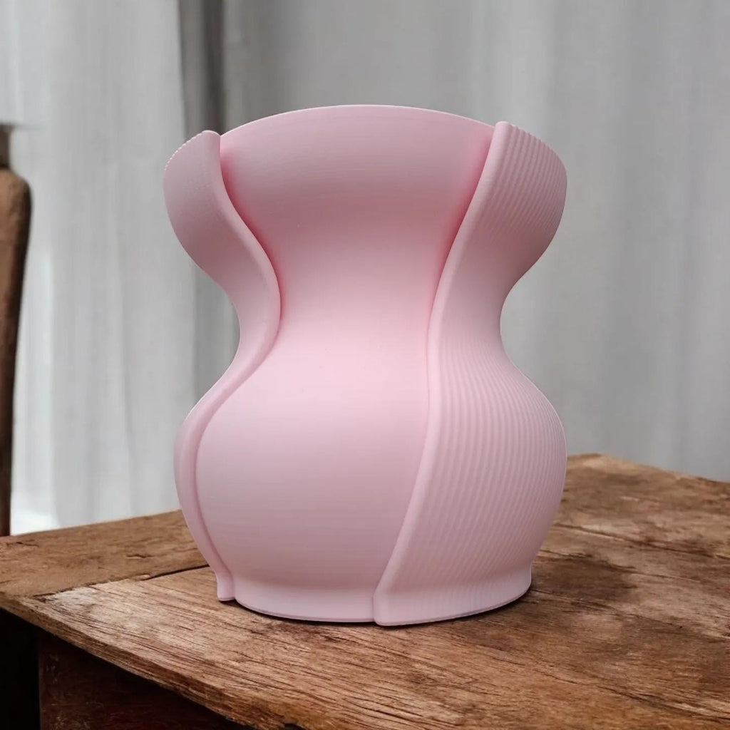 Ribbed Design Vase - 22 Color Options! - Aera Concept - 3D Printed (etsy image id: 6630492726)