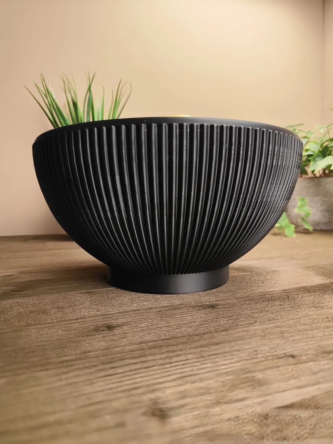 Ribbed Designer Bowl "Lemony Beauty" - 22 Color Options! (etsy image id: 6632210382)
