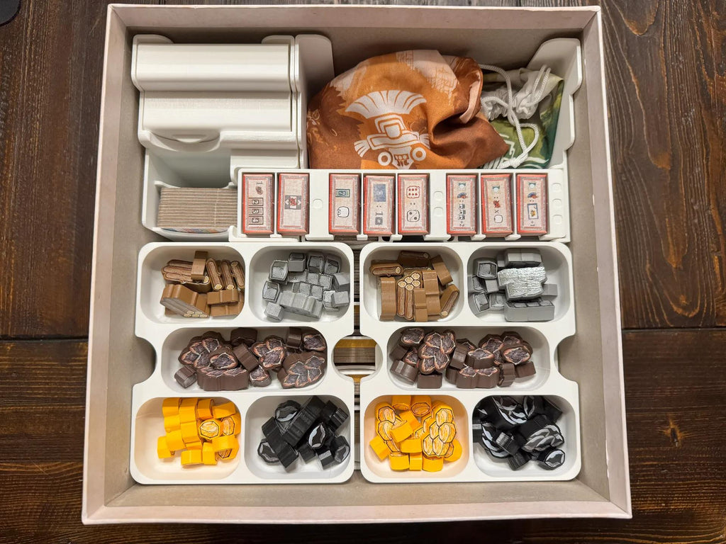 Teotihuacan Deluxe Master Set Insert / Organizer - Fits 5th Player Expansion (etsy image id: 6649288394)
