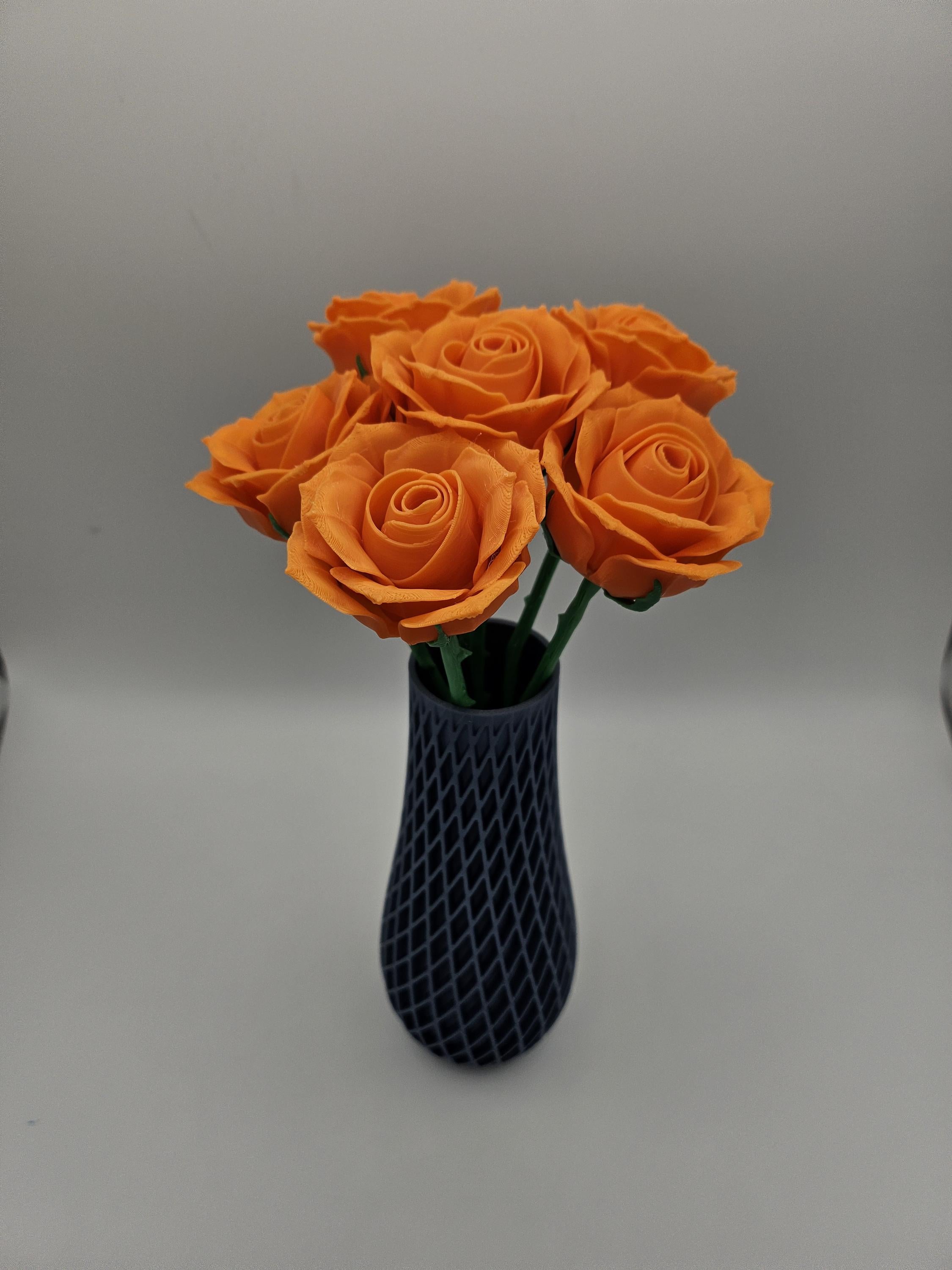 Everlasting Roses with Vase - Perfect for Mothers Day - 22 Color Options! (etsy image id: 6662684245)