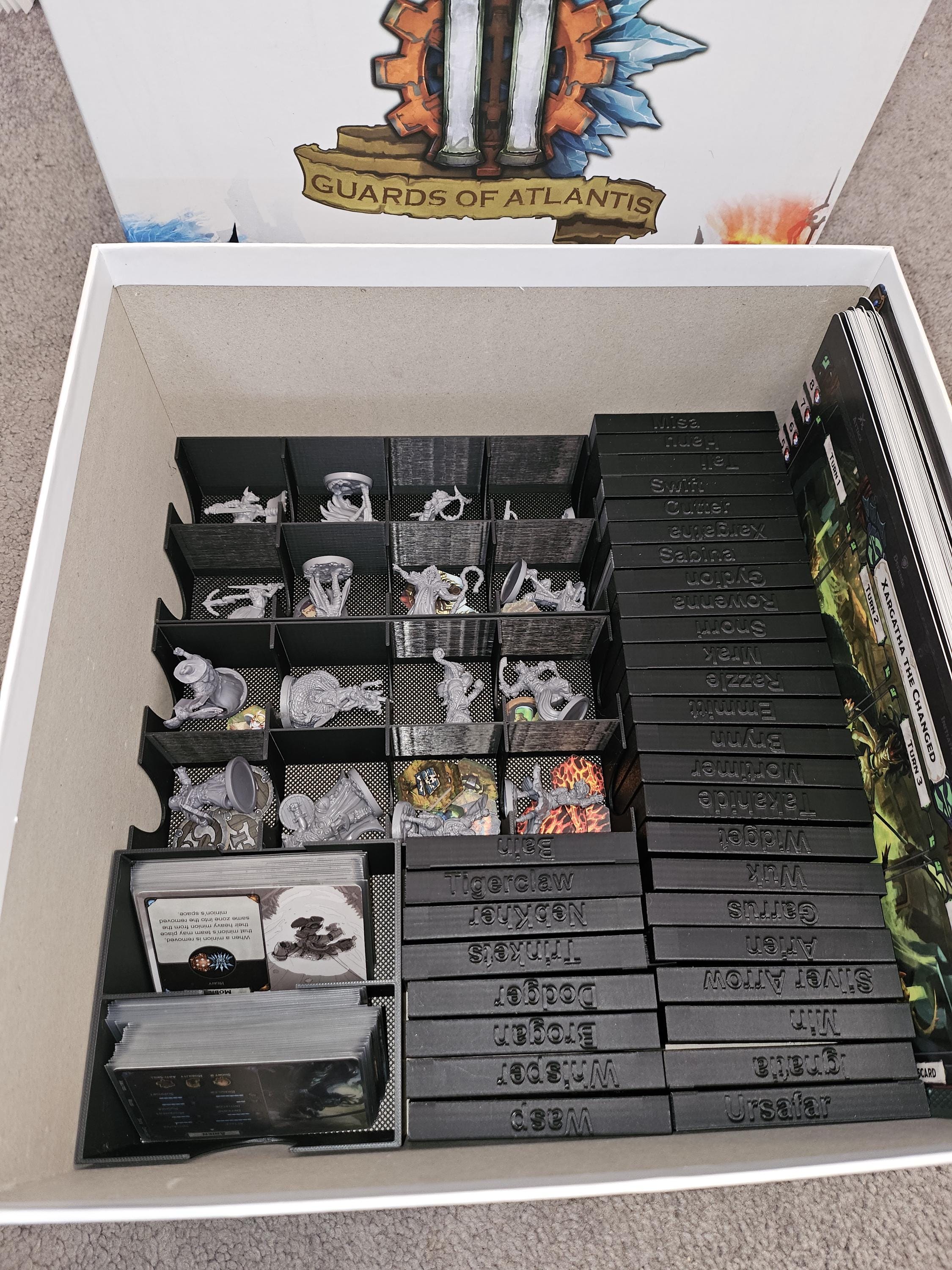 Guards of Atlantis 2 Board Game Organizer / Insert (Big Box Edition) (etsy image id: 6665906804)