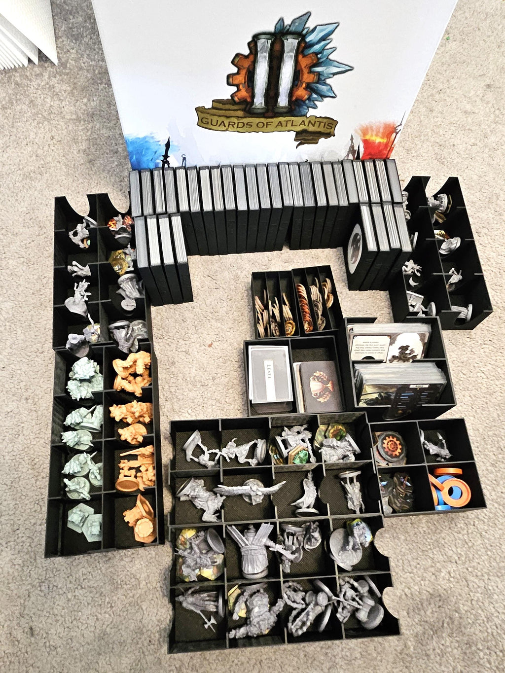 Guards of Atlantis 2 Board Game Organizer / Insert (Big Box Edition) (etsy image id: 6665921112)