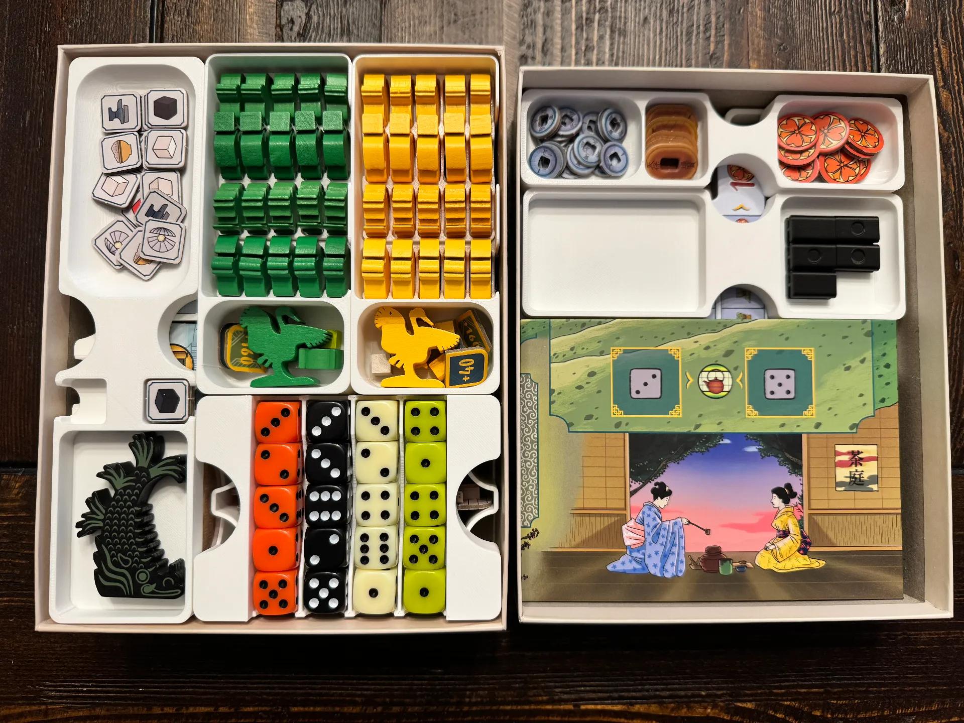 White Castle + Matcha Expansion Board Game Organizer / Insert (etsy image id: 6667349314)