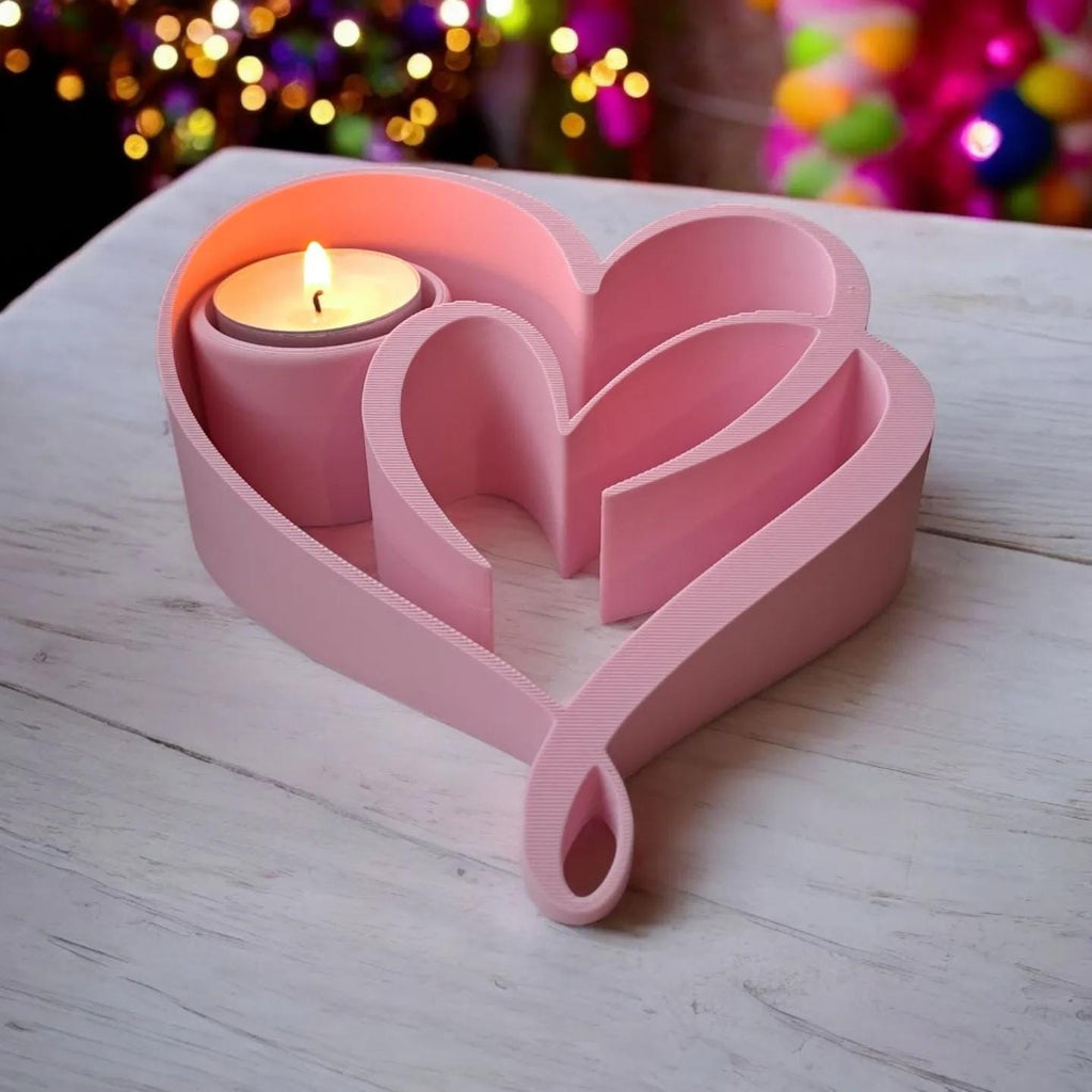 Two Hearts Candle Holder | Tealight Holder (etsy image id: 6678753573)