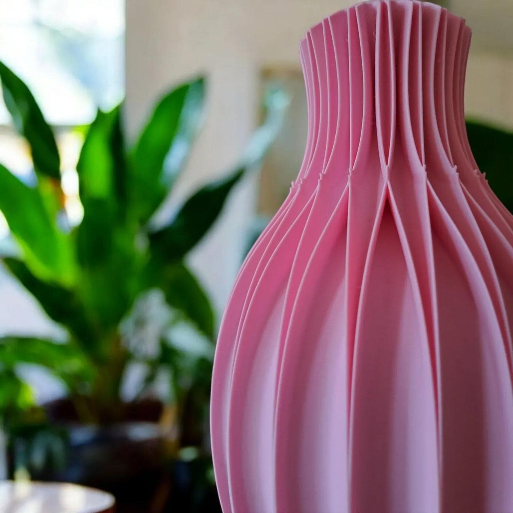 Ribbed Design Vase - 22 Color Options! - Facetta Concept - 3D Printed (etsy image id: 6680225291)