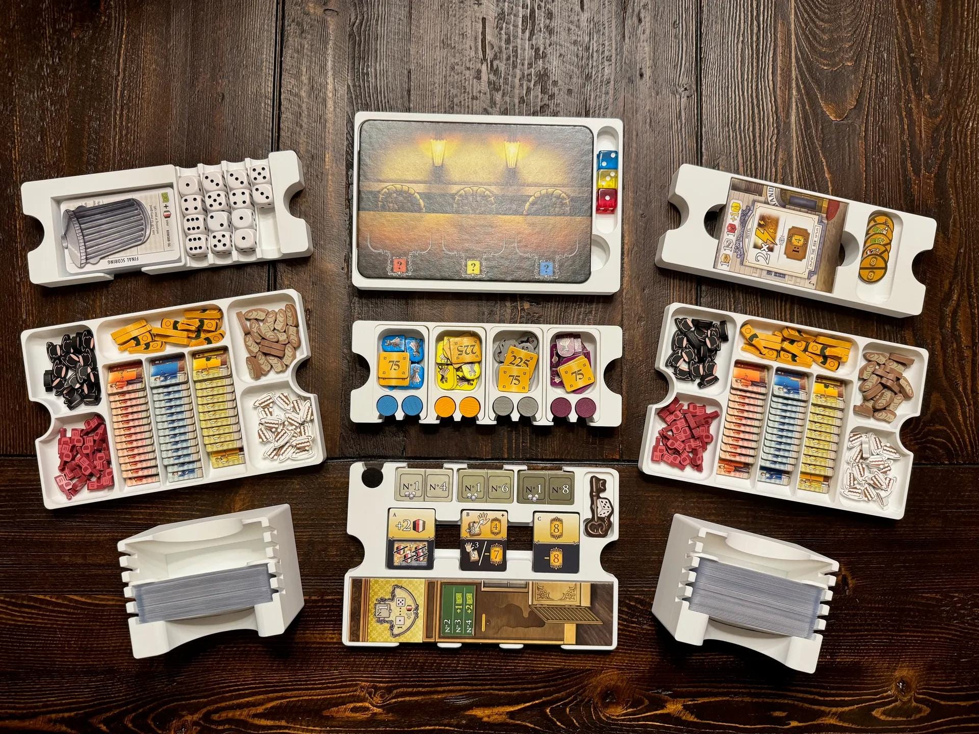Grand Austria Hotel and Let's Waltz Insert / Organizer - Holds Meeple Source Food Upgrades (etsy image id: 6689870876)