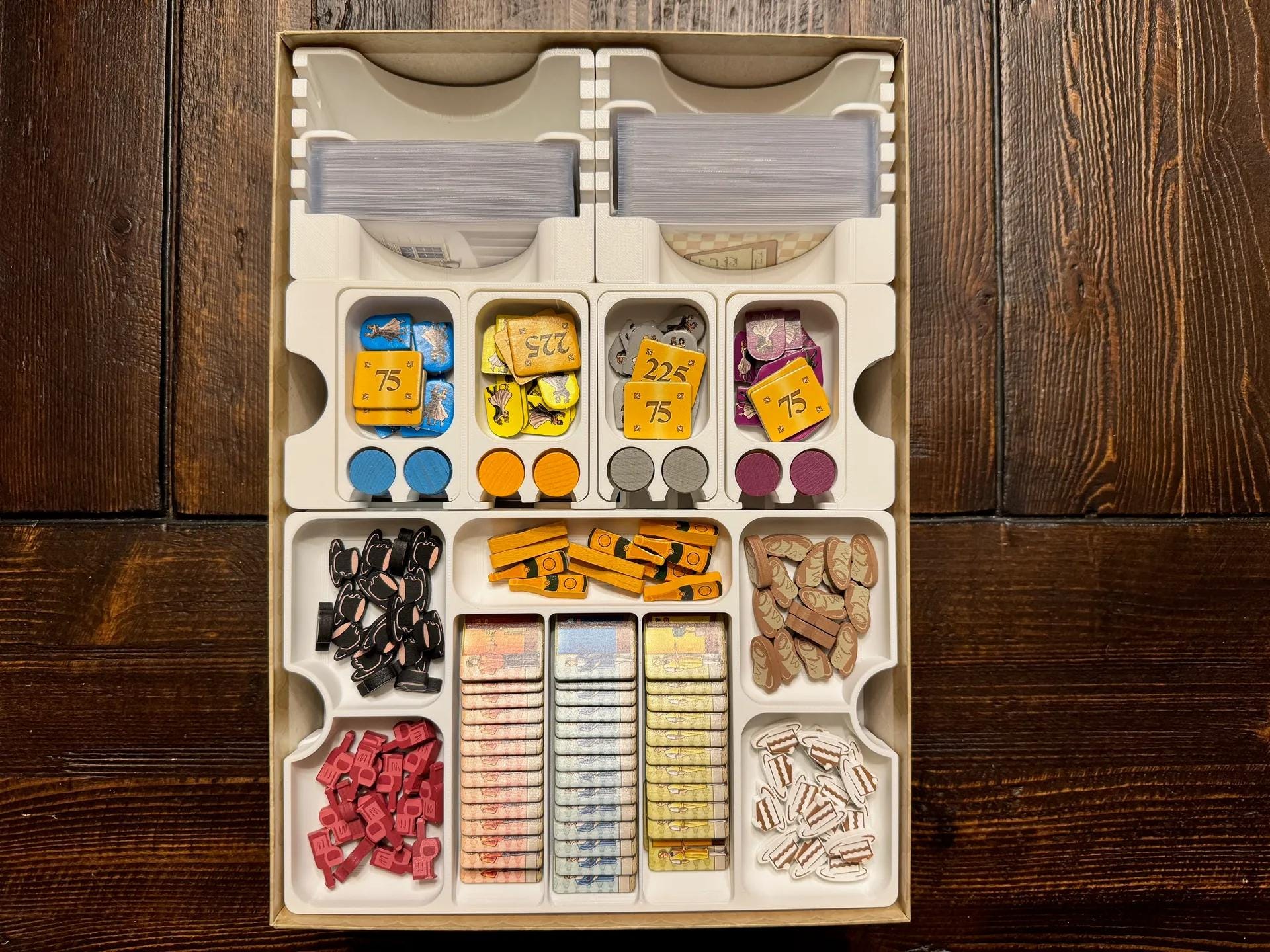 Grand Austria Hotel and Let's Waltz Insert / Organizer - Holds Meeple Source Food Upgrades (etsy image id: 6689870946)