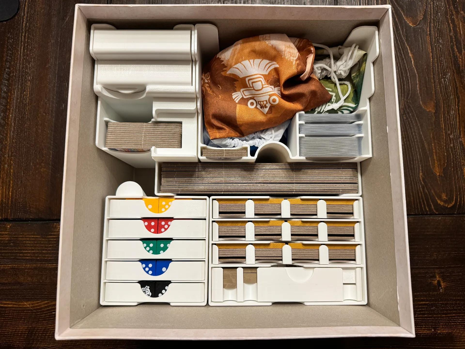 Teotihuacan Deluxe Master Set Insert / Organizer - Fits 5th Player Expansion (etsy image id: 6697325099)