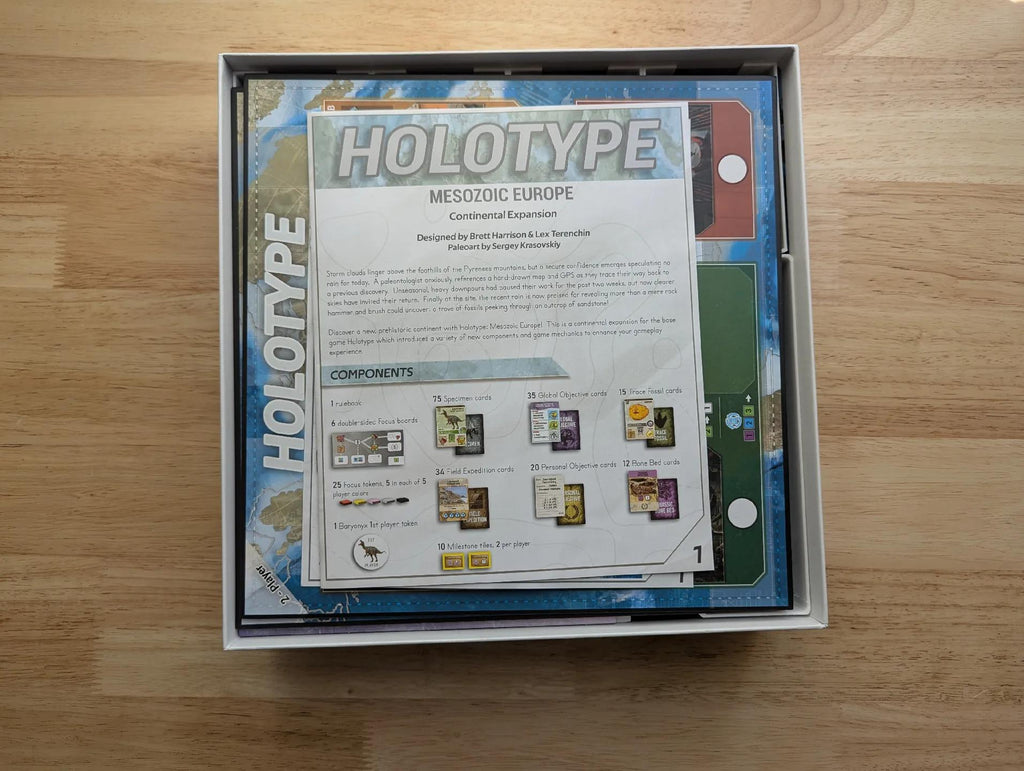 Holotype + Europe Expansion Board Game Organizer / Insert (etsy image id: 6700729046)