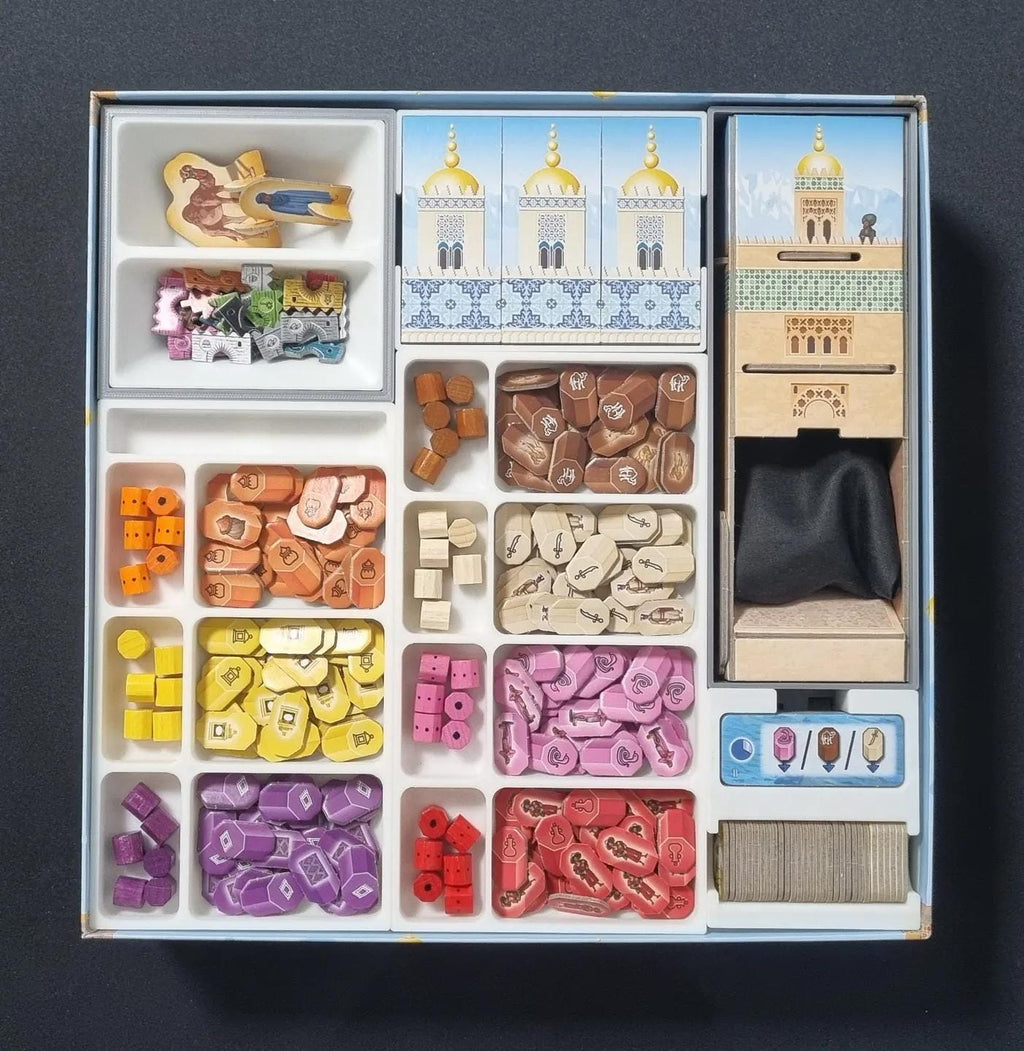 Marrakesh (Essential Edition + Camels & Nomads) Board Game Organizer / Insert (etsy image id: 6700855602)