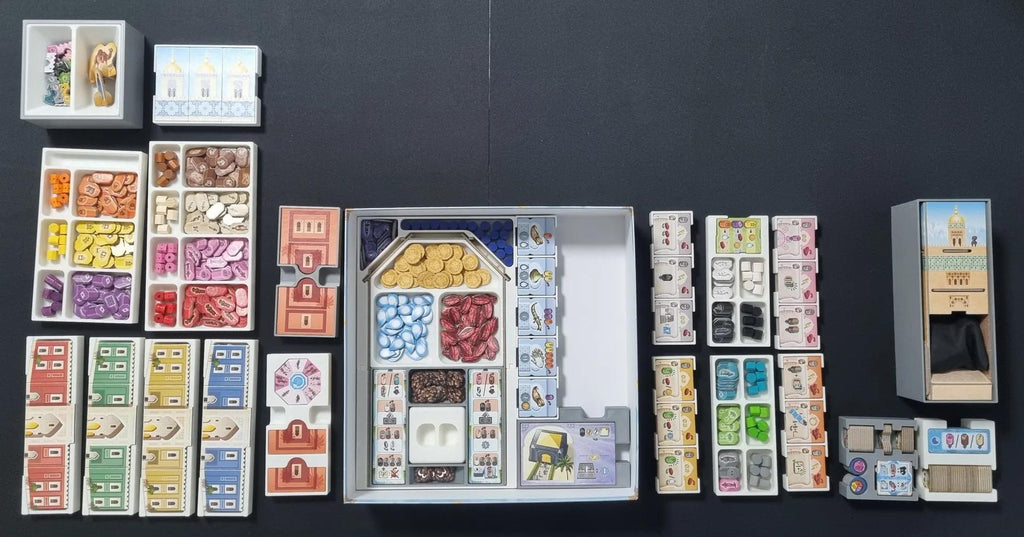Marrakesh (Essential Edition + Camels & Nomads) Board Game Organizer / Insert (etsy image id: 6700855604)