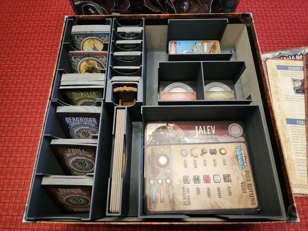 Champions of Midgard Jarl Edition Board Game Organizer / Insert (etsy image id: 6700921574)