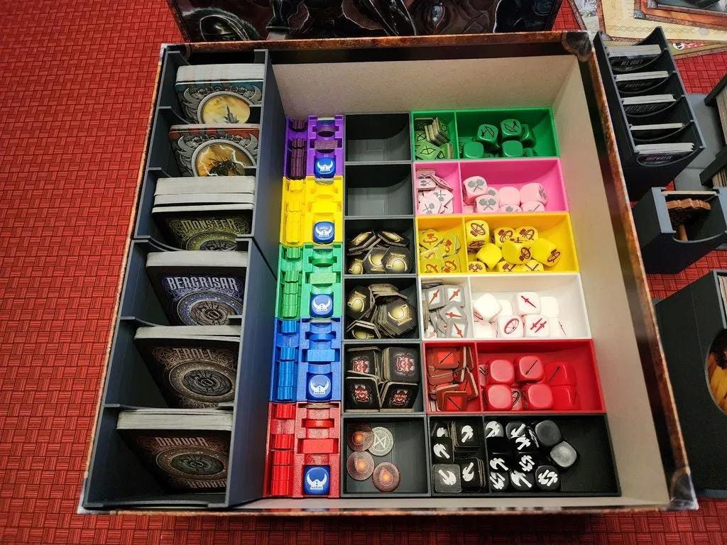 Champions of Midgard Jarl Edition Board Game Organizer / Insert (etsy image id: 6700921576)