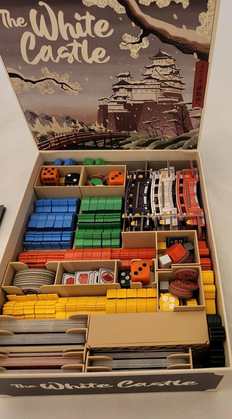 White Castle Base Version Board Game Organizer / Insert (etsy image id: 6712277546)