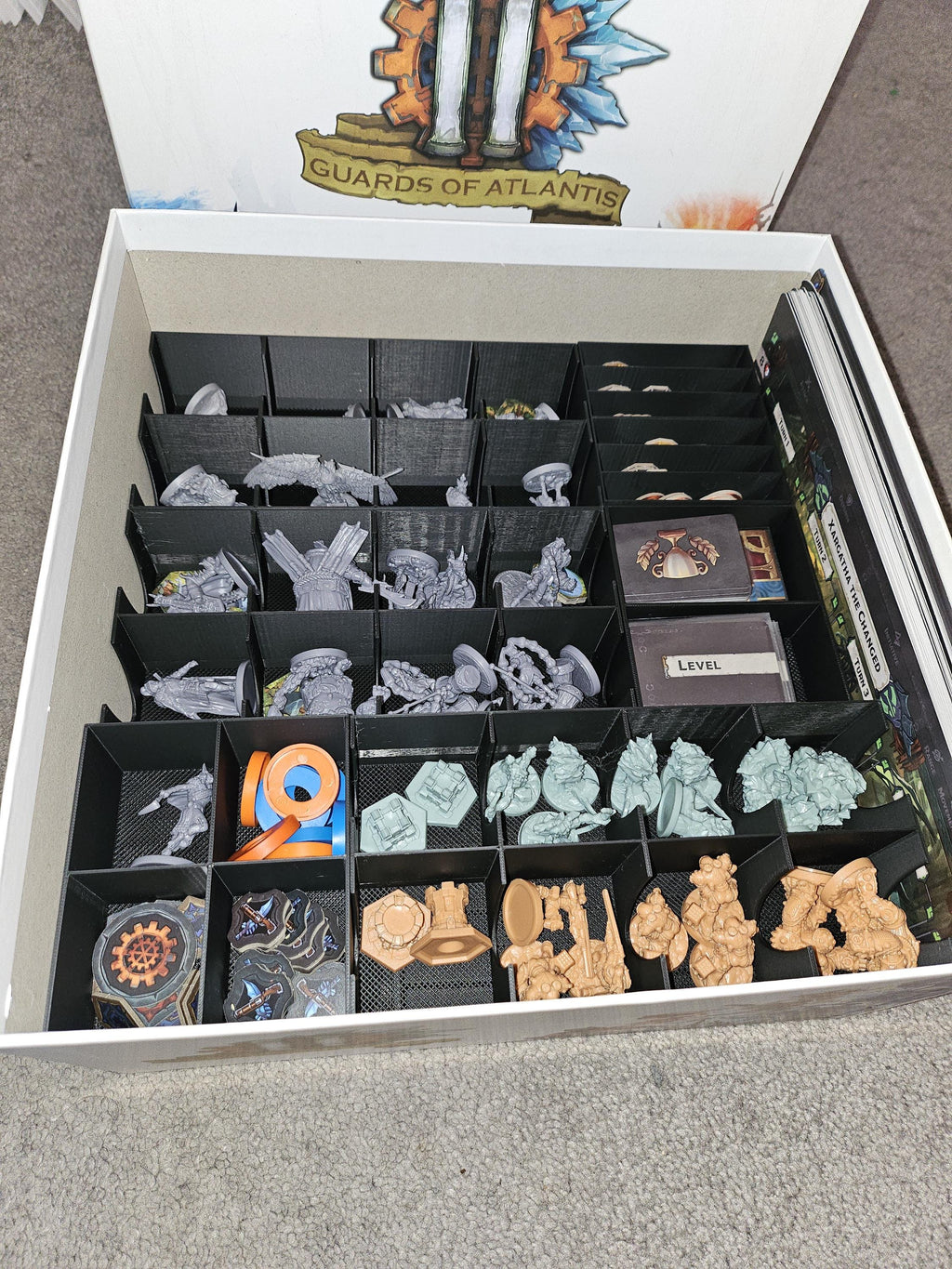 Guards of Atlantis 2 Board Game Organizer / Insert (Big Box Edition) (etsy image id: 6713947825)