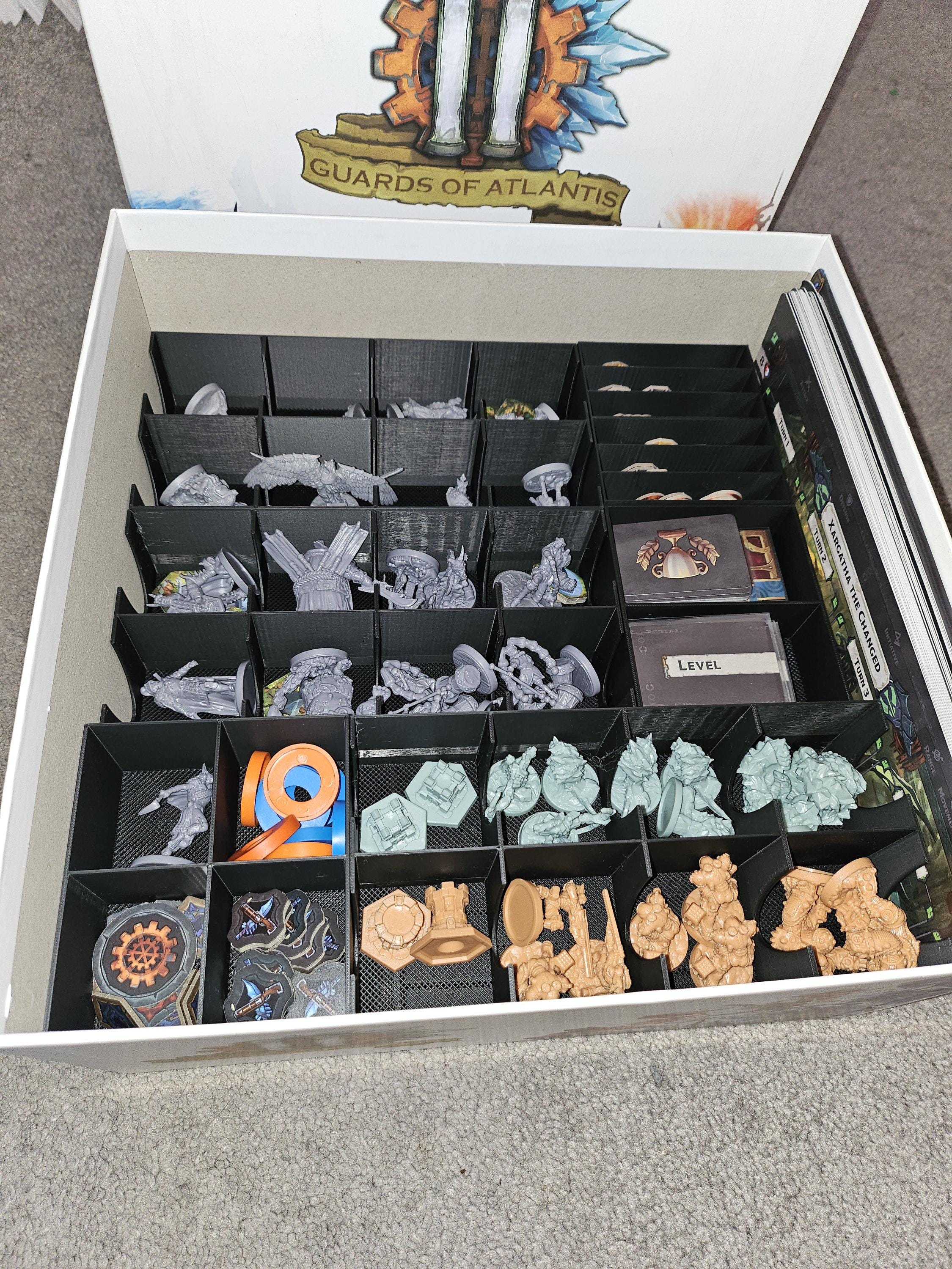 Guards of Atlantis 2 Board Game Organizer / Insert (Big Box Edition) (etsy image id: 6713947825)