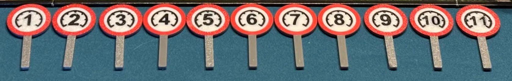 Heat Pedal to the Metal Speed Limit Signals (etsy image id: 6714059603)