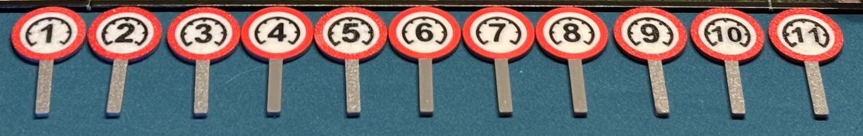 Heat Pedal to the Metal Speed Limit Signals (etsy image id: 6714059603)