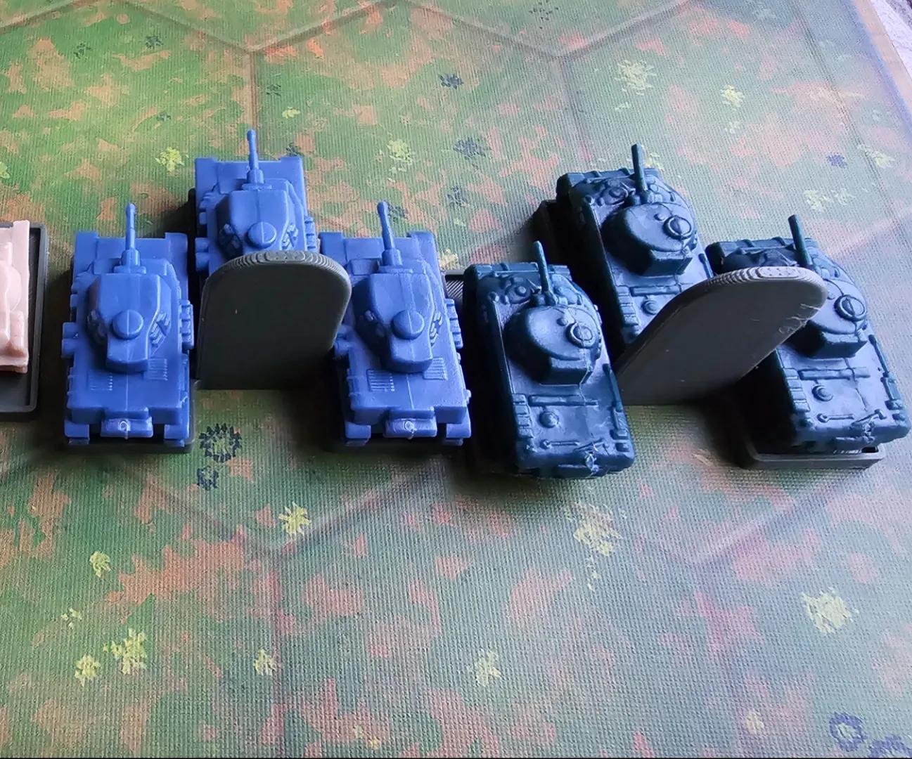 Memoir 44 - Tank Tray - 3 and 4 Tank Options (etsy image id: 6714230065)