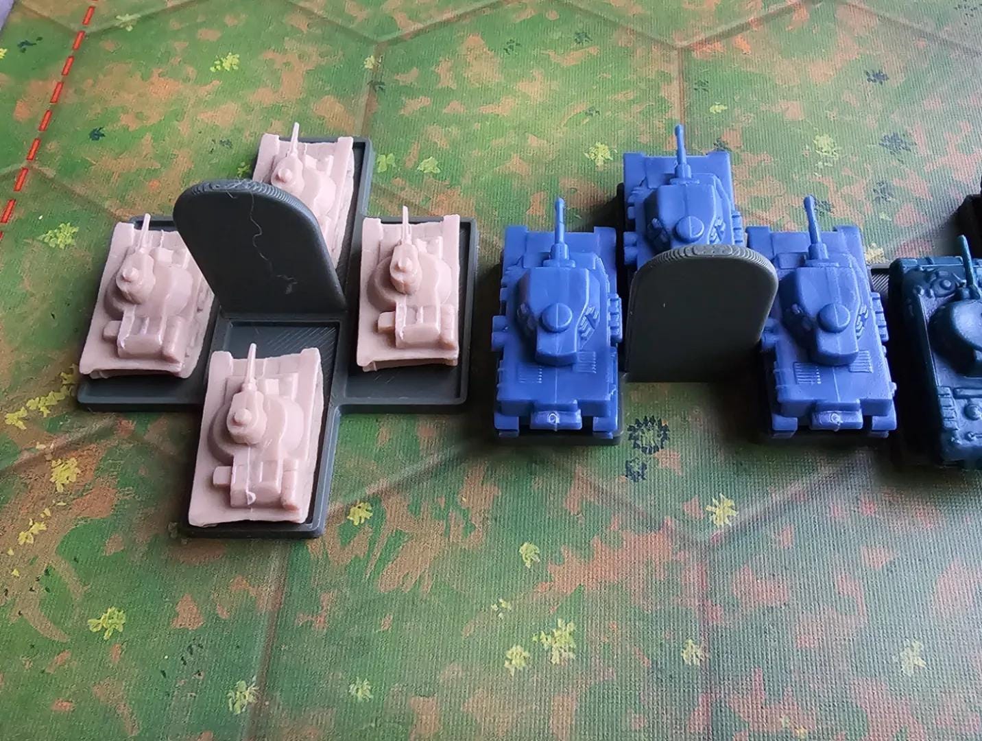 Memoir 44 - Tank Tray - 3 and 4 Tank Options (etsy image id: 6714230069)