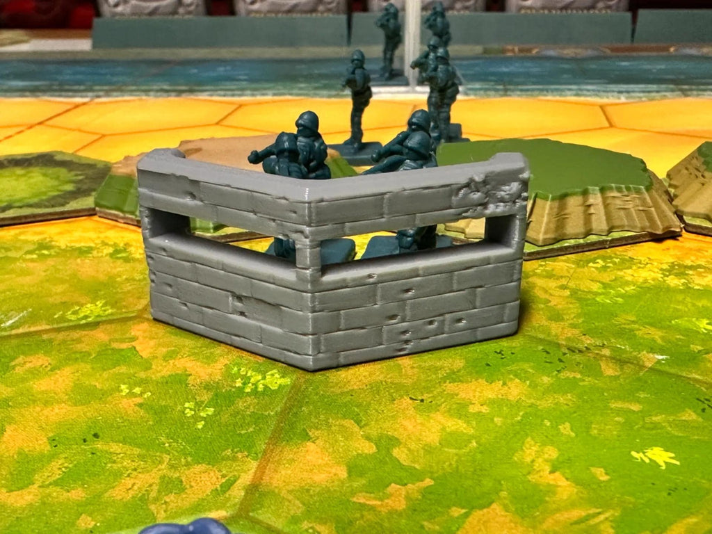 Memoir 44 - Troop Bunkers - Set of 5 (etsy image id: 6714260563)