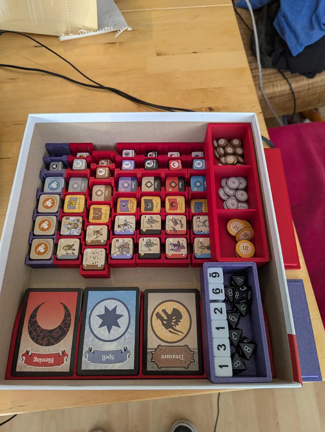Burning Banners Board Game Organizer and Insert (etsy image id: 6718175830)