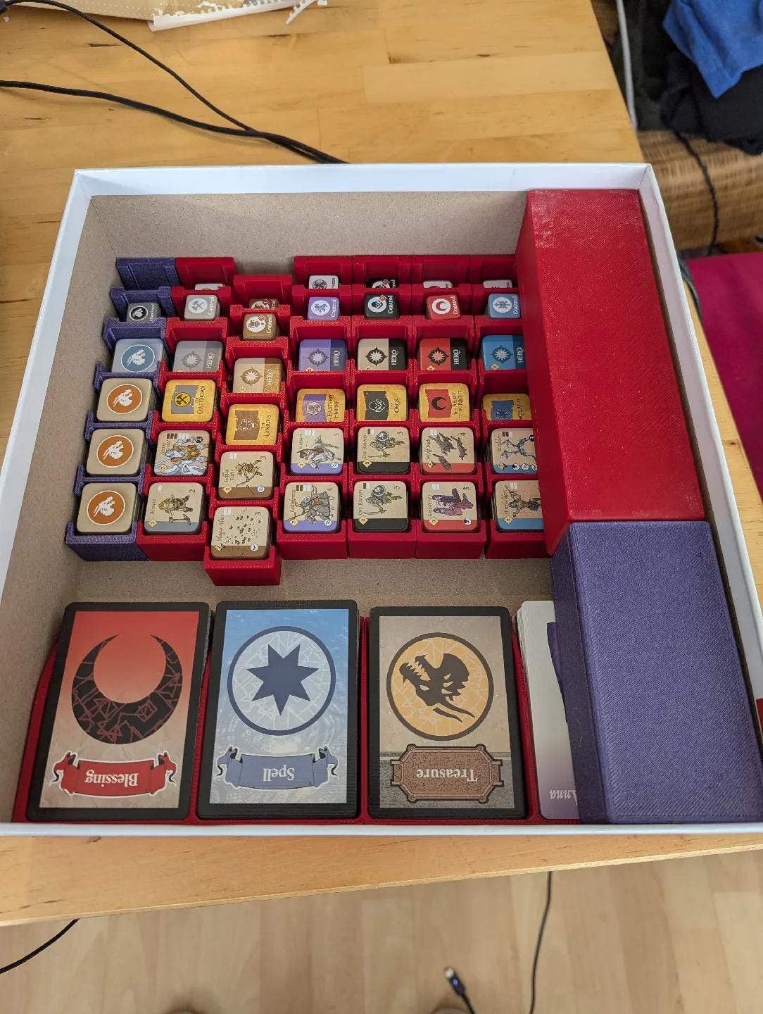 Burning Banners Board Game Organizer and Insert (etsy image id: 6718175832)