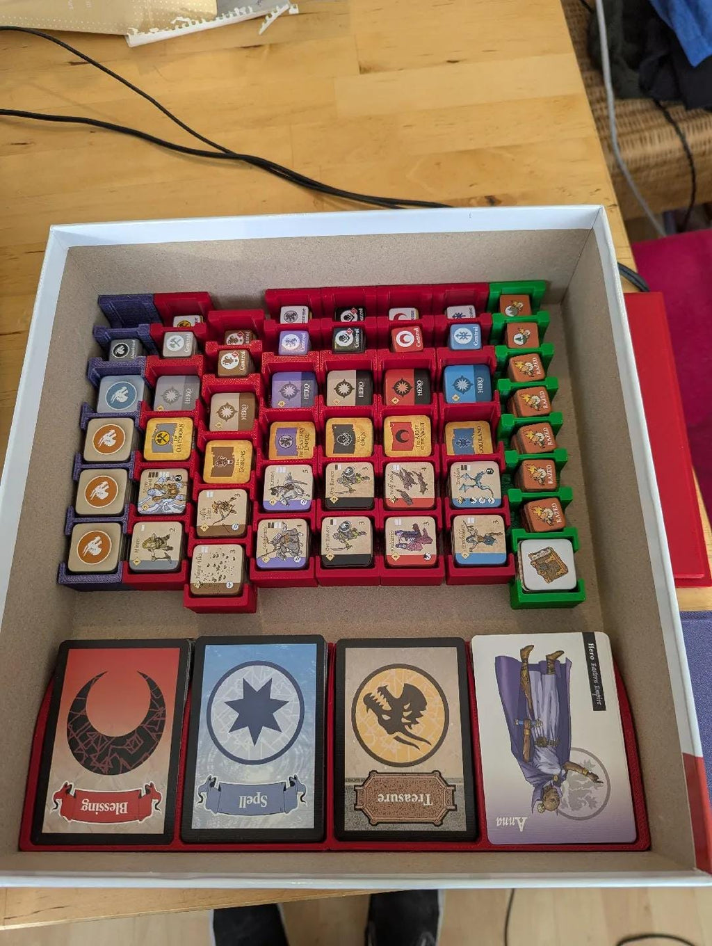 Burning Banners Board Game Organizer and Insert (etsy image id: 6718175834)