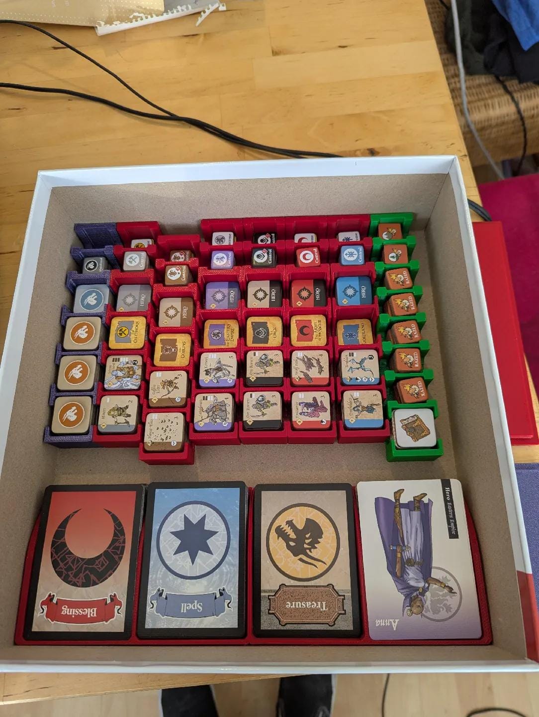 Burning Banners Board Game Organizer and Insert (etsy image id: 6718175834)