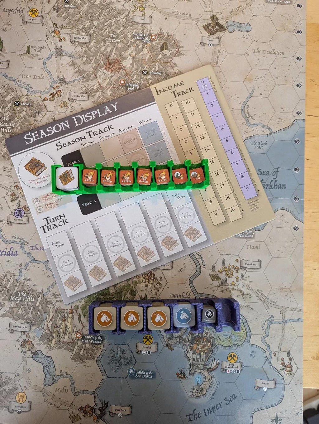 Burning Banners Board Game Organizer and Insert (etsy image id: 6718175874)