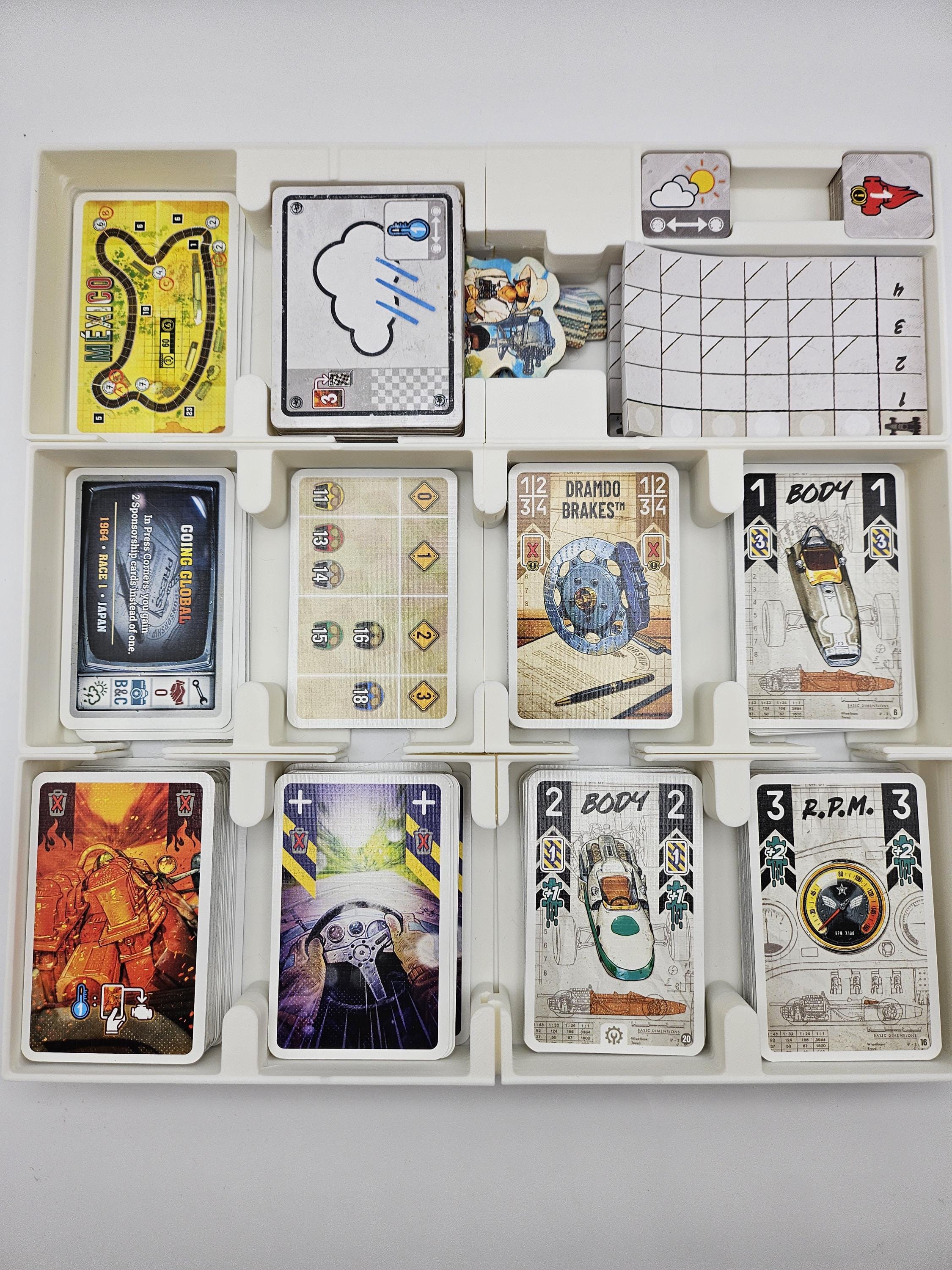 Heat Pedal to the Metal + ALL Expansions Board Game Organizer / Insert (etsy image id: 6732012088)