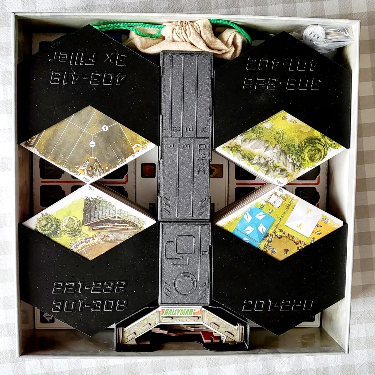 Rallyman DIRT + Expansions Board Game Organizer and Insert (etsy image id: 6733068450)