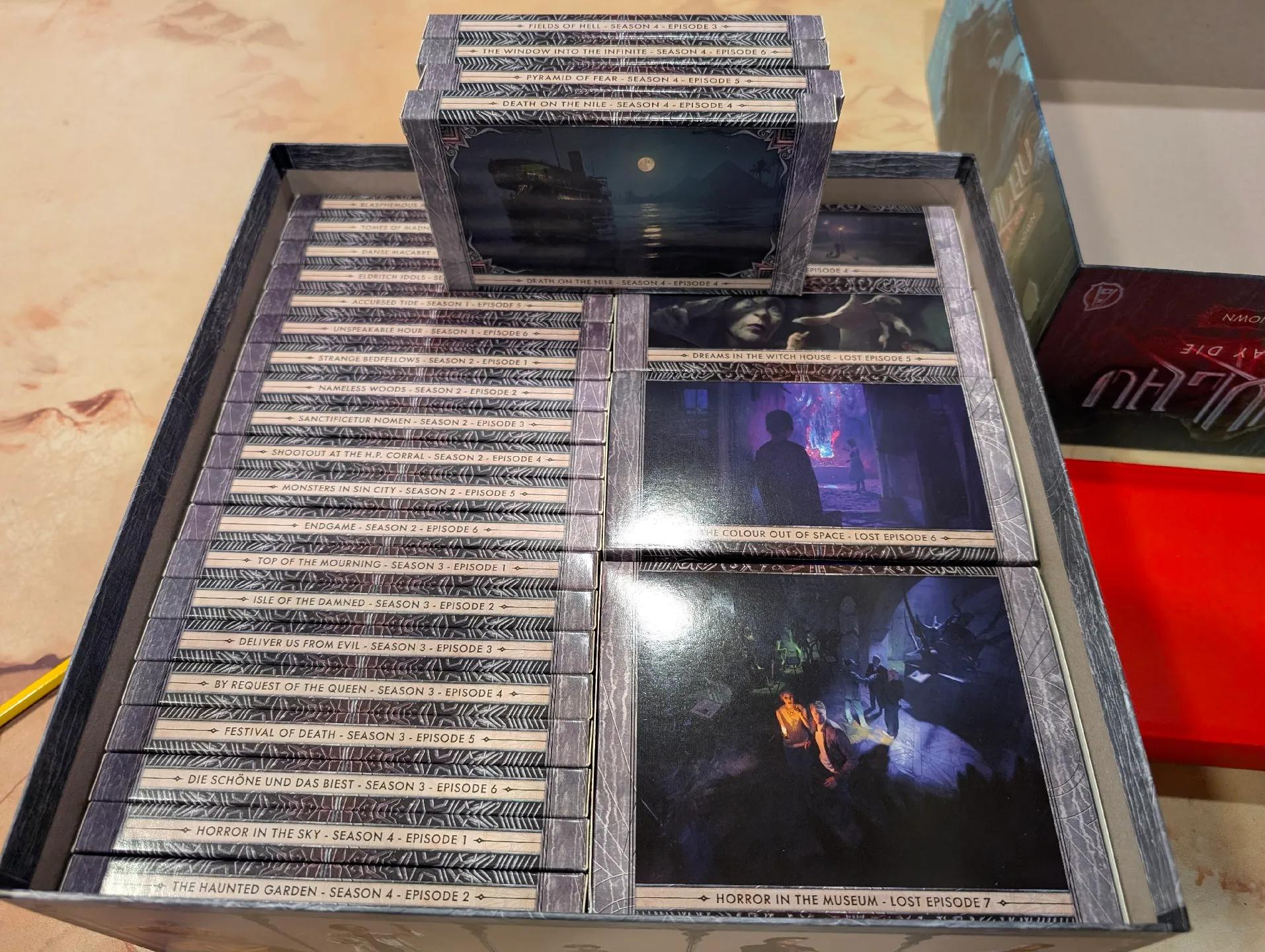 Cthulhu Death May Die Seasons 1-4 (4 Box Solution!) Board Game Organizer / Insert (etsy image id: 6733489876)
