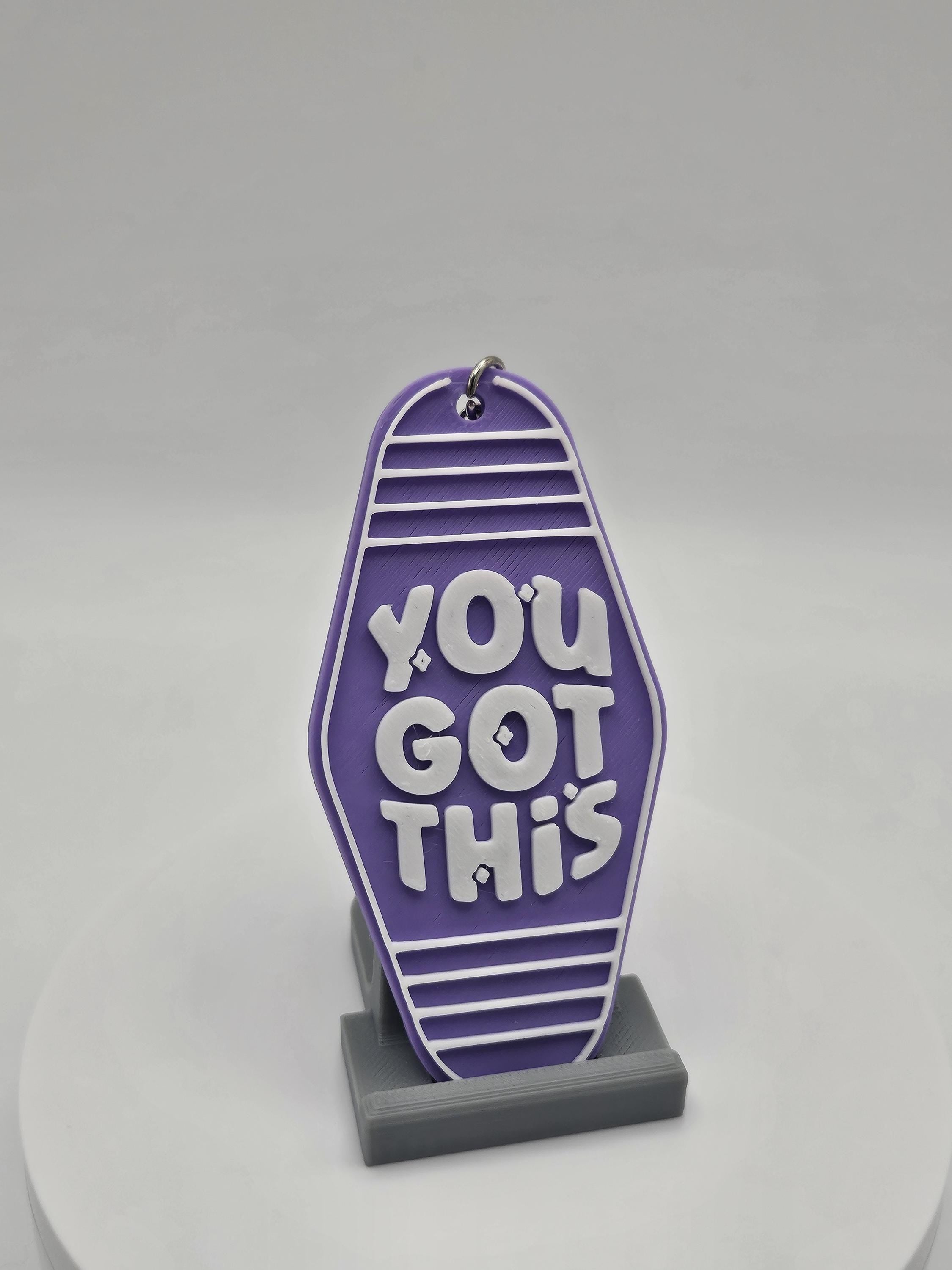 You Got This - Motel Keychain - Positive Affirmation & Motivational (etsy image id: 6733642753)