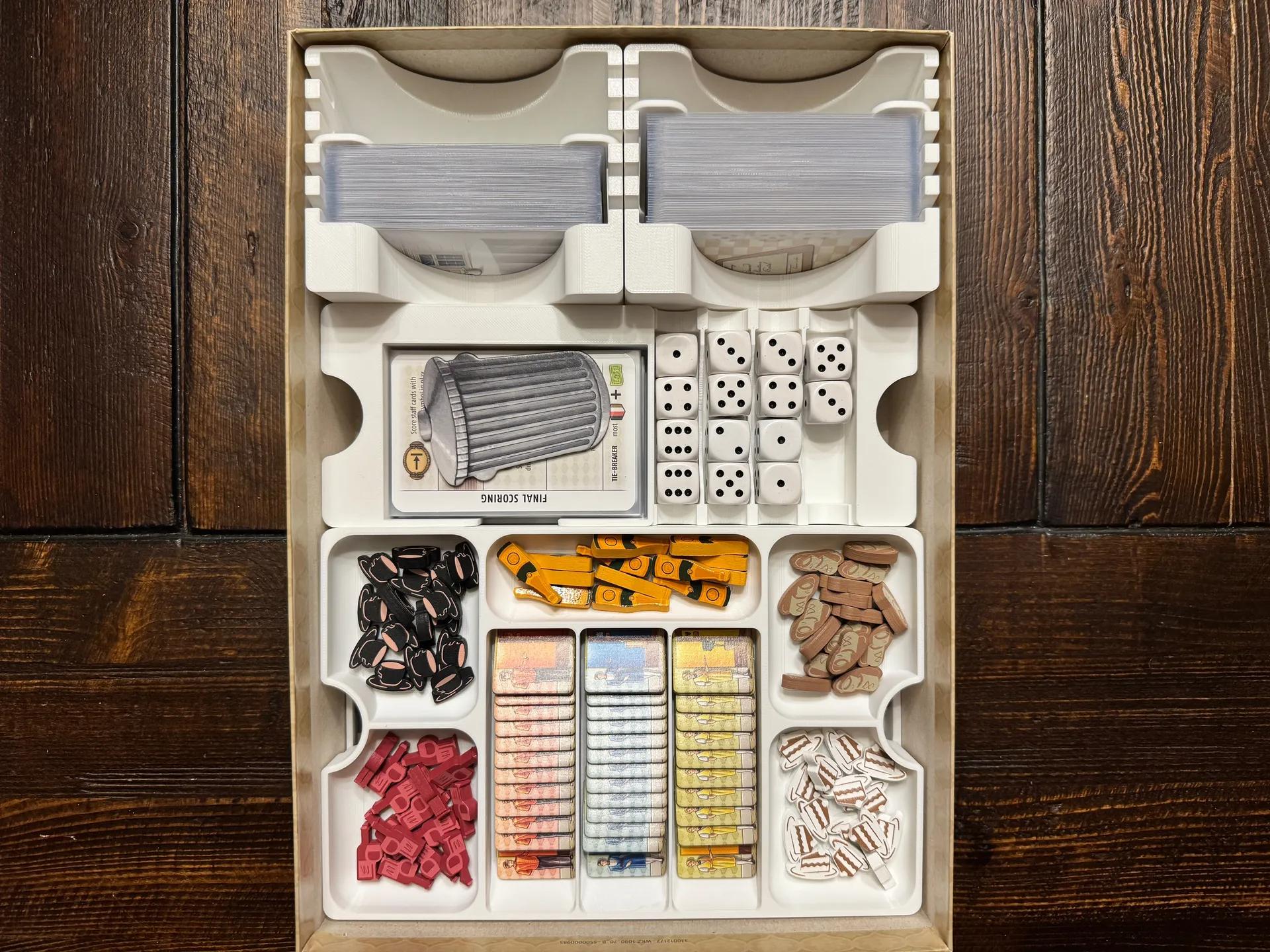 Grand Austria Hotel and Let's Waltz Insert / Organizer - Holds Meeple Source Food Upgrades (etsy image id: 6737906565)