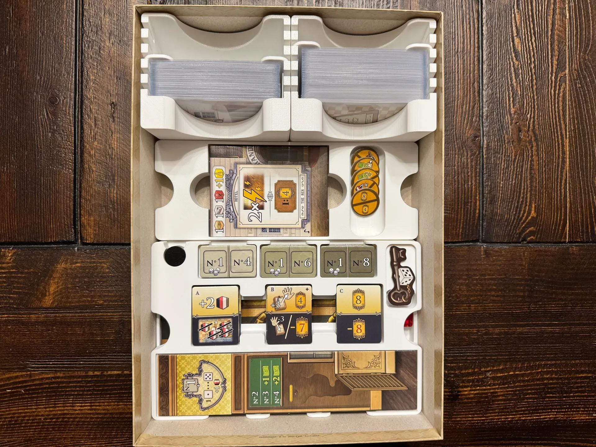 Grand Austria Hotel and Let's Waltz Insert / Organizer - Holds Meeple Source Food Upgrades (etsy image id: 6737906571)