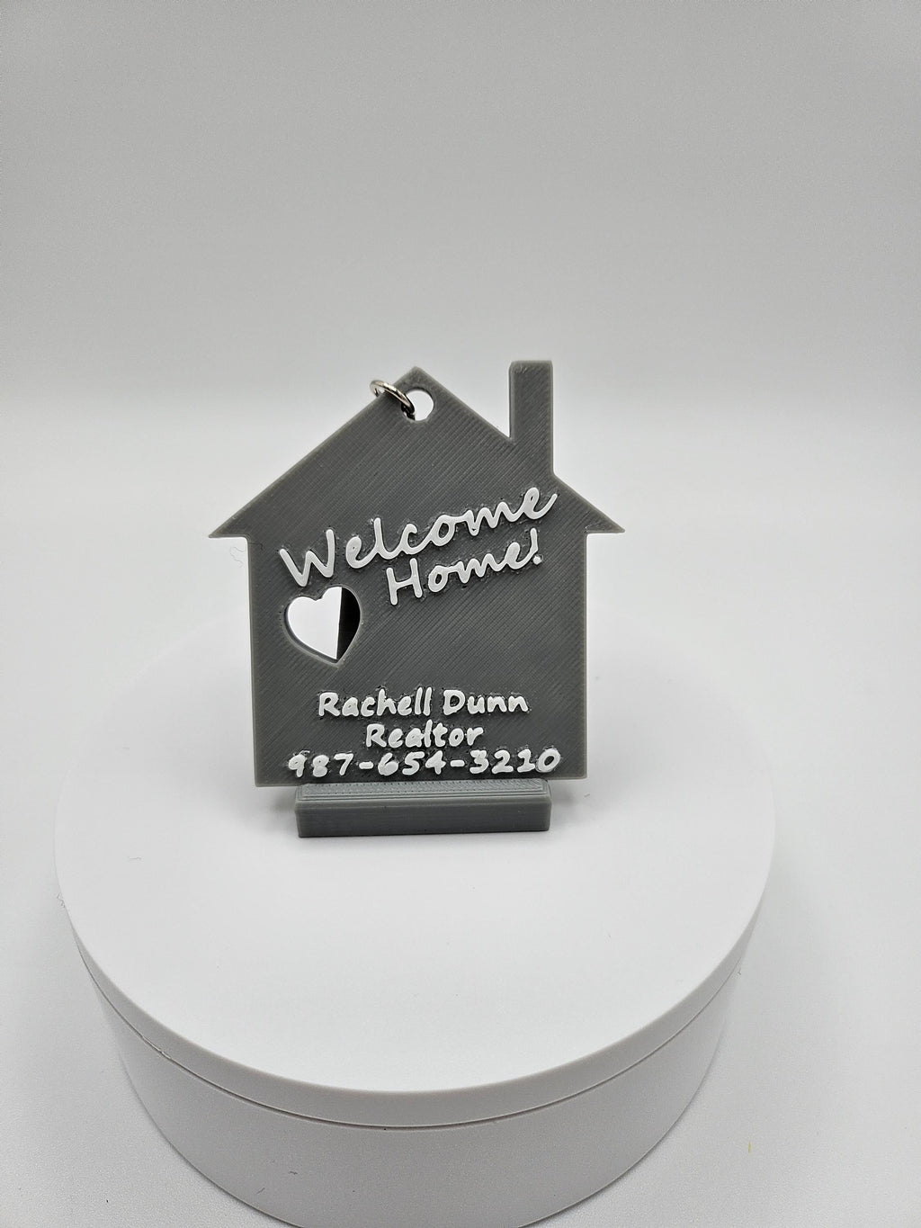 Personalized Welcome Home Keychain - Open House/Closing Gift - Bulk Orders Available! (etsy image id: 6740574515)