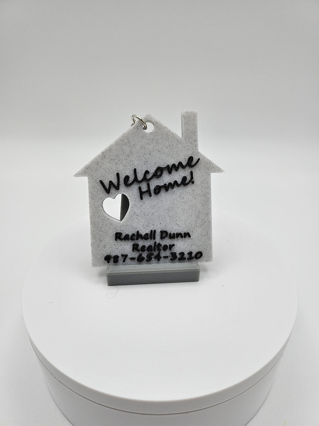 Personalized Welcome Home Keychain - Open House/Closing Gift - Bulk Orders Available! (etsy image id: 6740574609)