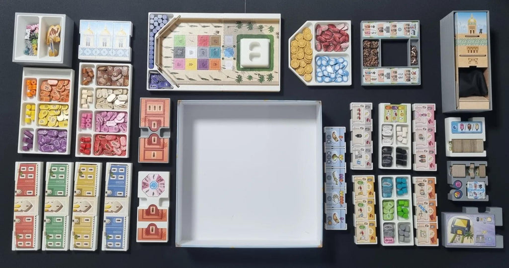 Marrakesh (Essential Edition + Camels & Nomads) Board Game Organizer / Insert (etsy image id: 6748889279)