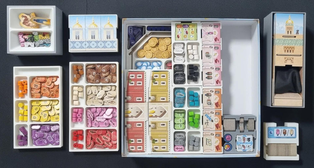 Marrakesh (Essential Edition + Camels & Nomads) Board Game Organizer / Insert (etsy image id: 6748889281)