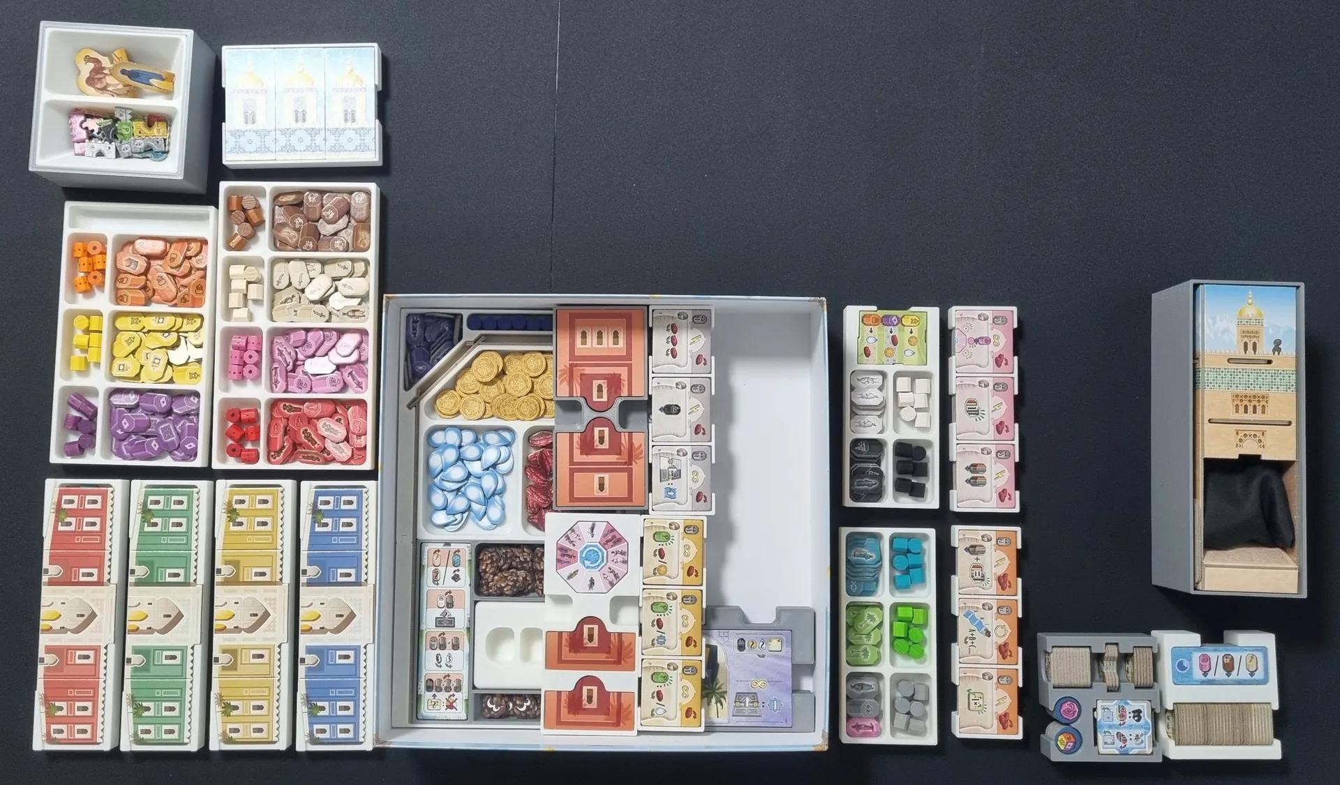Marrakesh (Essential Edition + Camels & Nomads) Board Game Organizer / Insert (etsy image id: 6748889285)