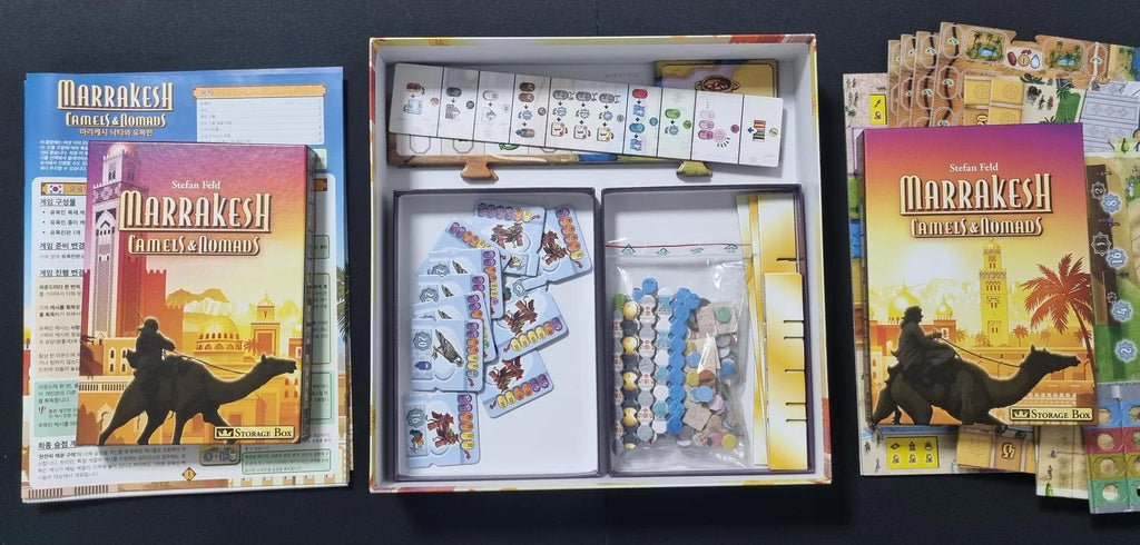 Marrakesh (Essential Edition + Camels & Nomads) Board Game Organizer / Insert (etsy image id: 6748889347)