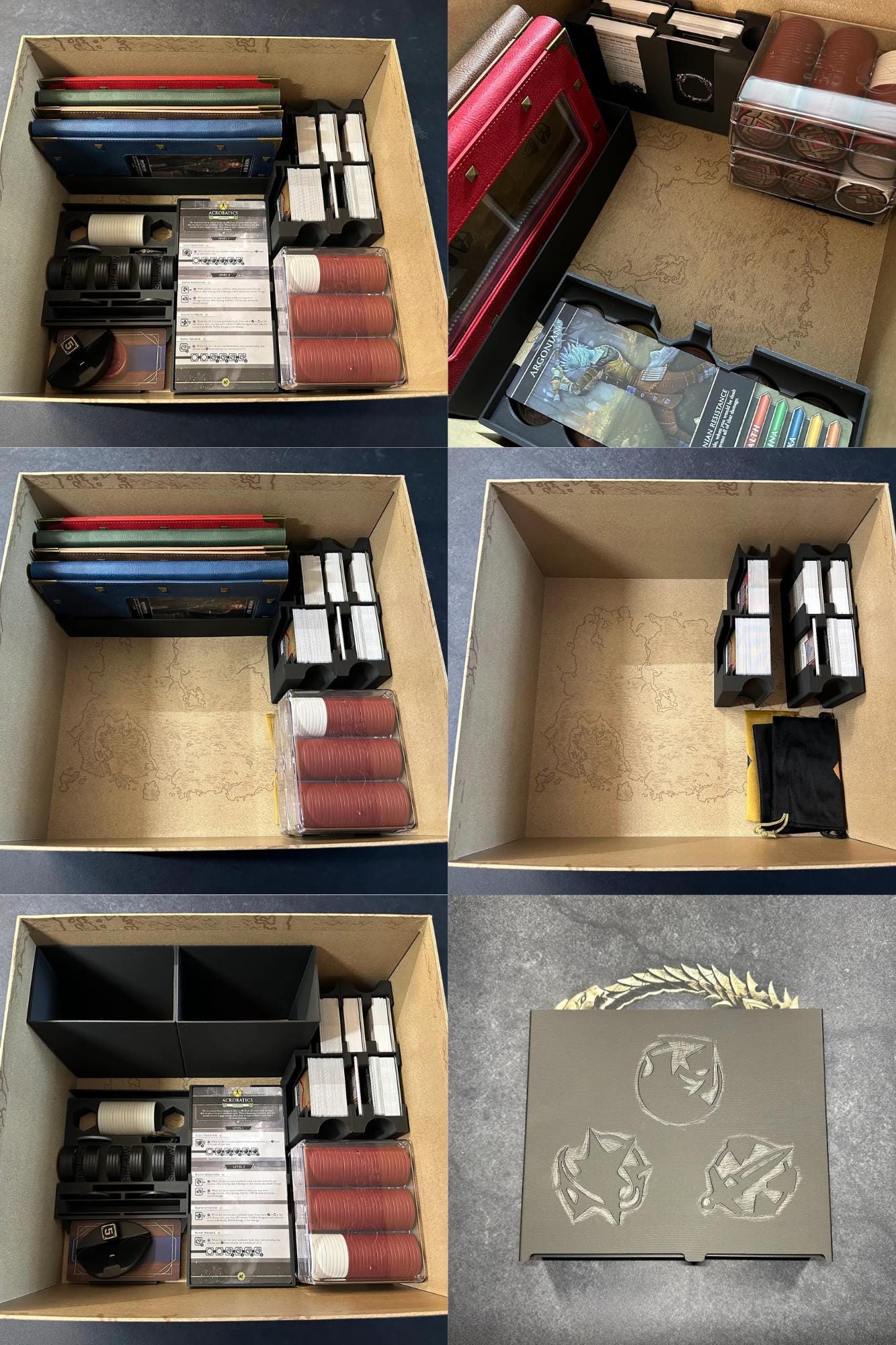 Elder Scrolls: Betrayal of the Second Era + Valenwood Board Game Organizer / Insert (etsy image id: 6754352496)