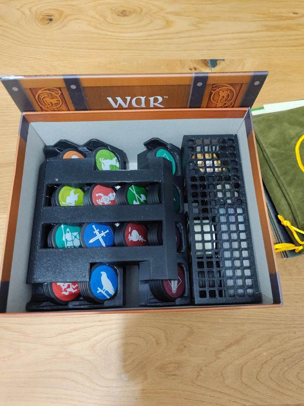 War Chest ALL IN Board Game Organizer / Insert (etsy image id: 6765612019)