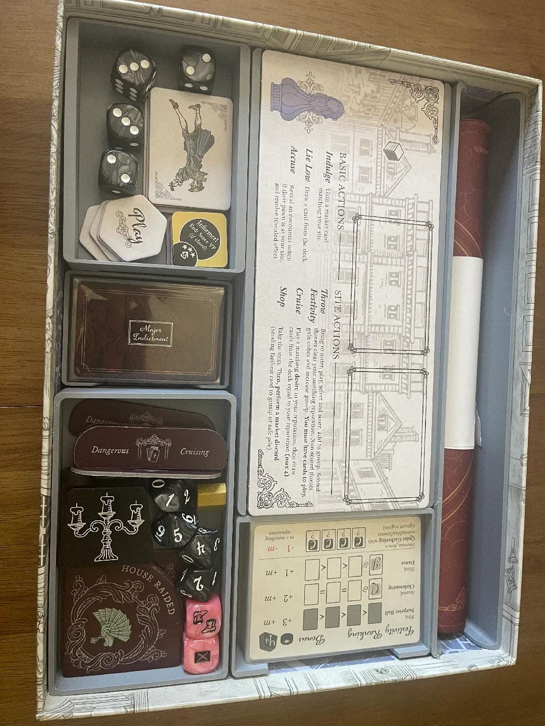 Molly House Board Game Organizer and Insert (etsy image id: 6769753464)
