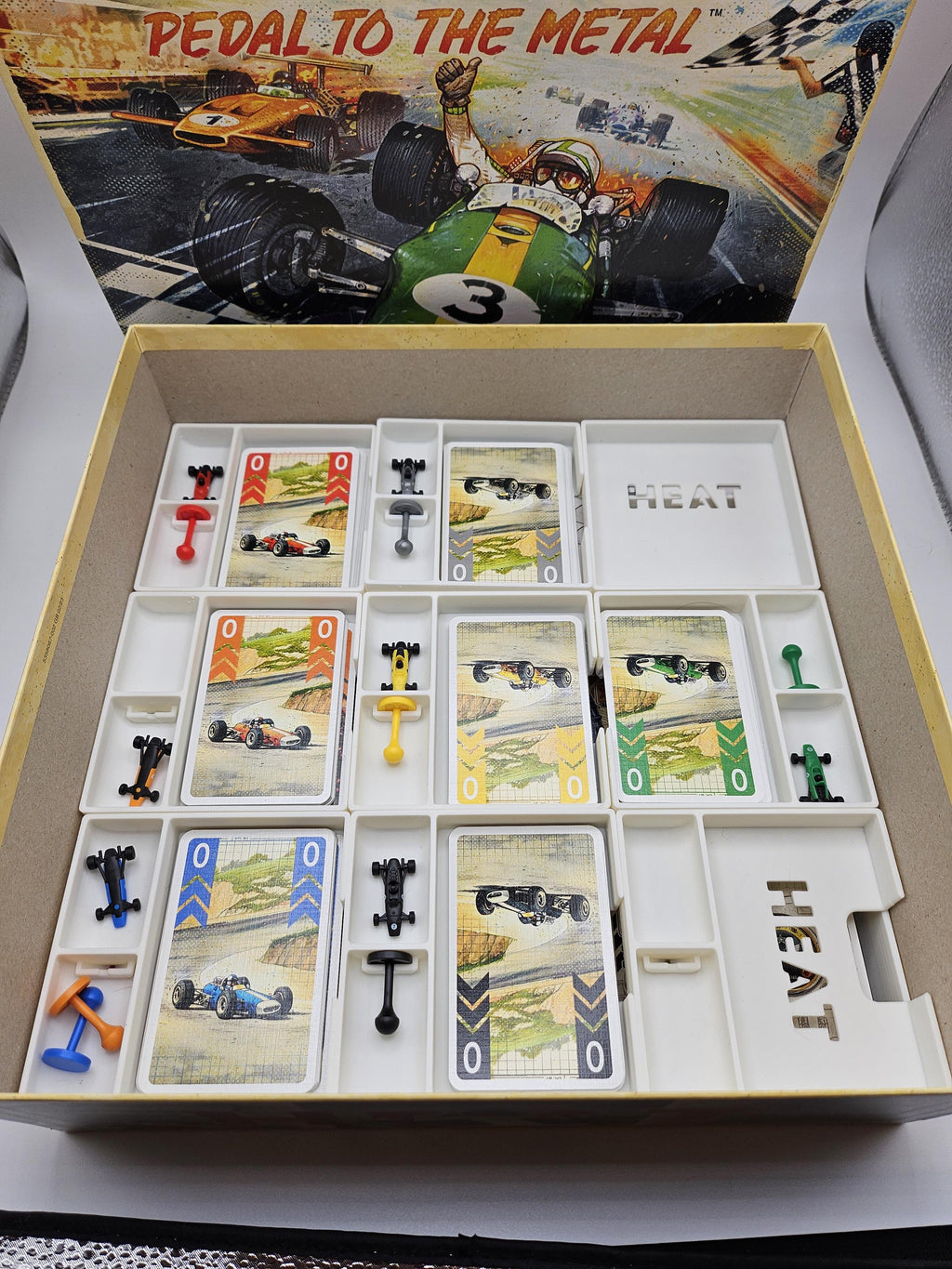 Heat Pedal to the Metal + ALL Expansions Board Game Organizer / Insert (etsy image id: 6780033563)