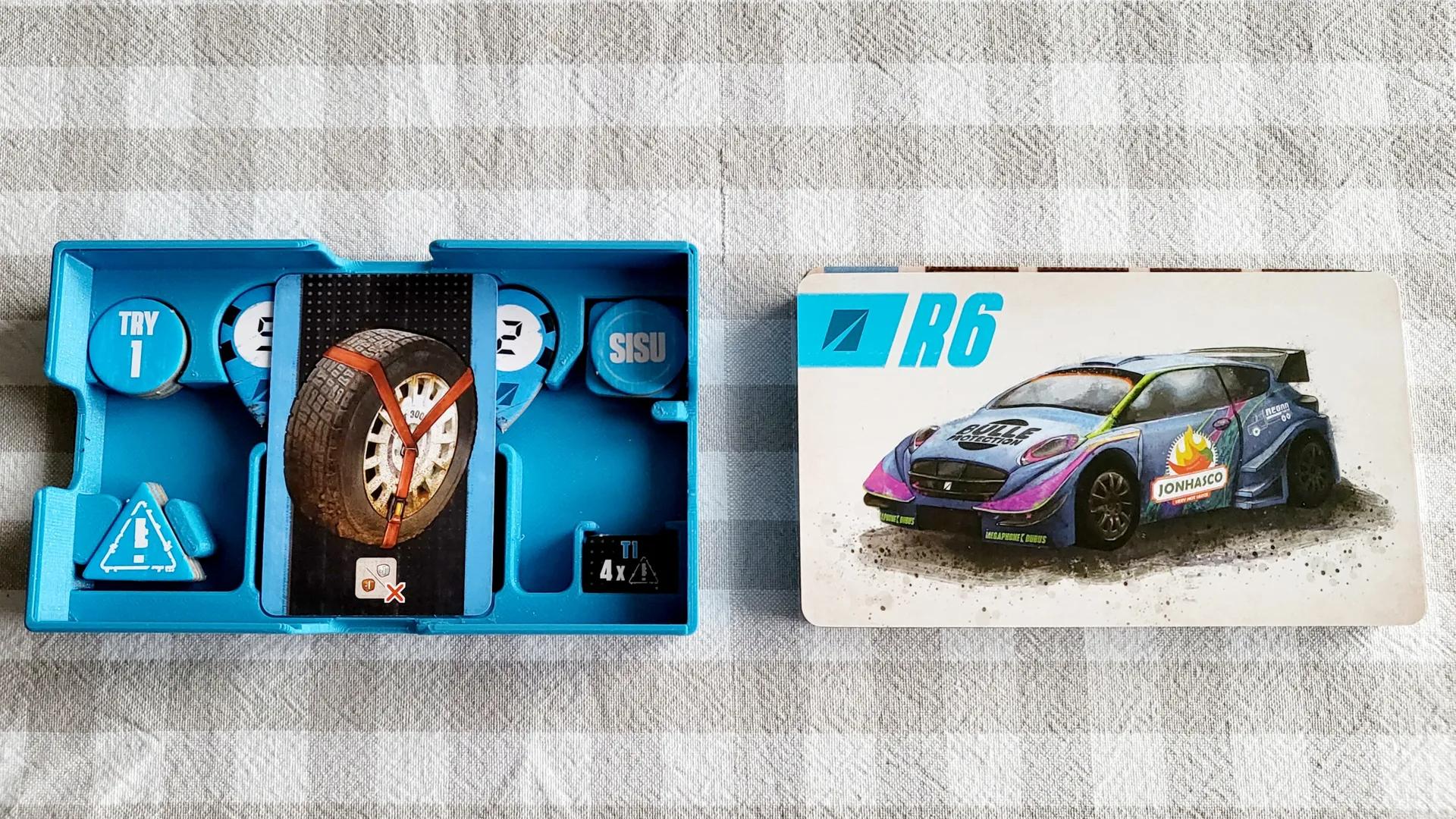 Rallyman DIRT + Expansions Board Game Organizer and Insert (etsy image id: 6781091461)