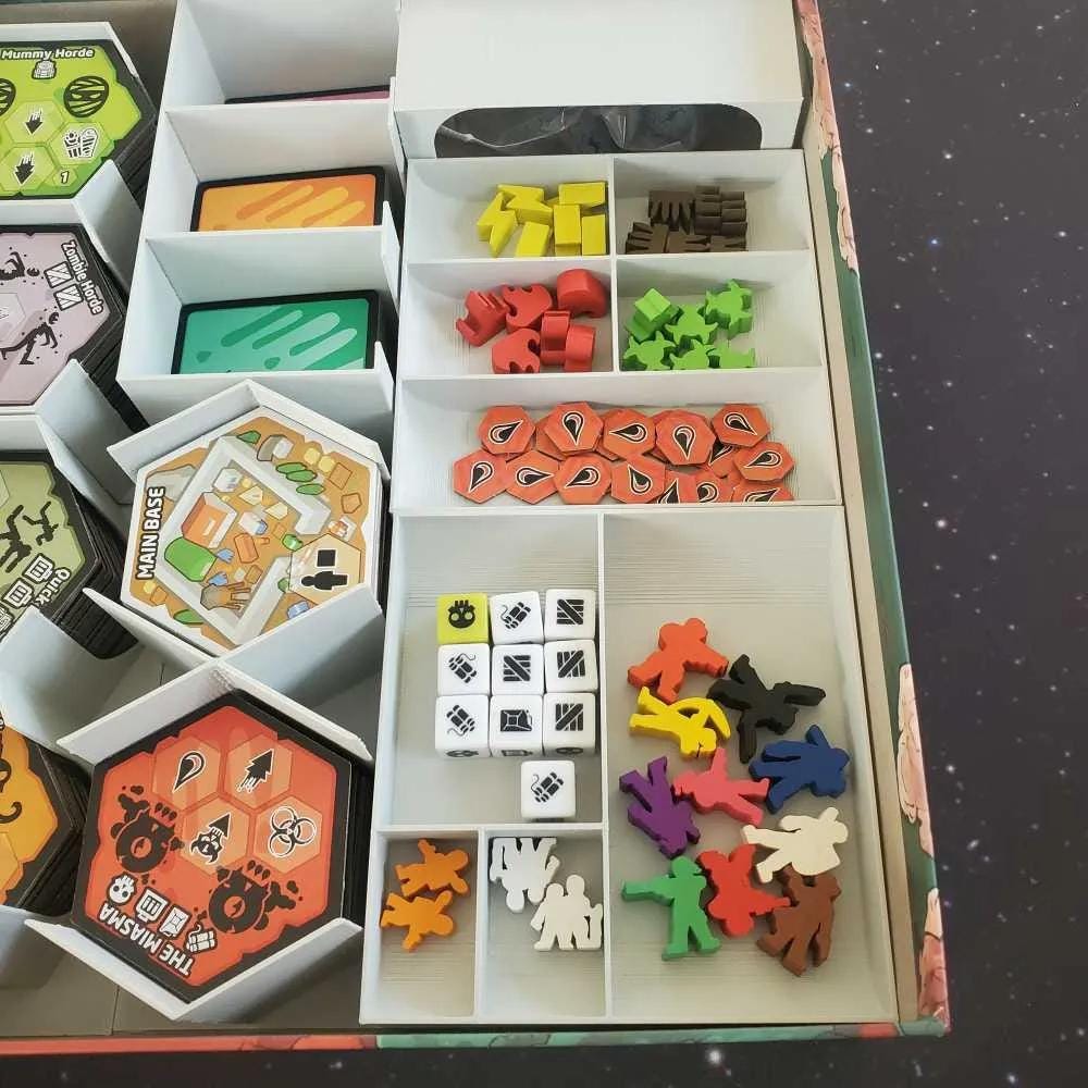 Outbreak - The Zombie Apocalypse Board Game Organizer and Insert (etsy image id: 6781344049)